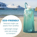 Vapur Wide Mouth 1.0L Folding Water Bottle (Various Colours)