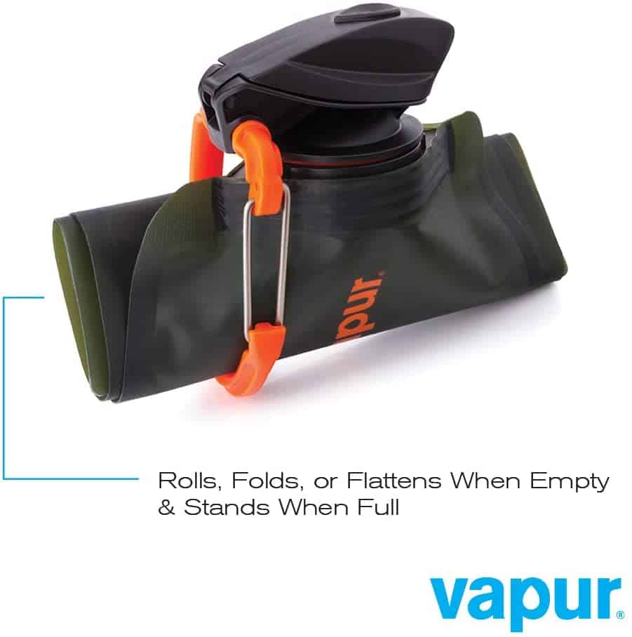 Vapur Wide Mouth 1.0L Folding Water Bottle (Various Colours)