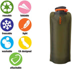 Vapur Wide Mouth 1.0L Folding Water Bottle (Various Colours)