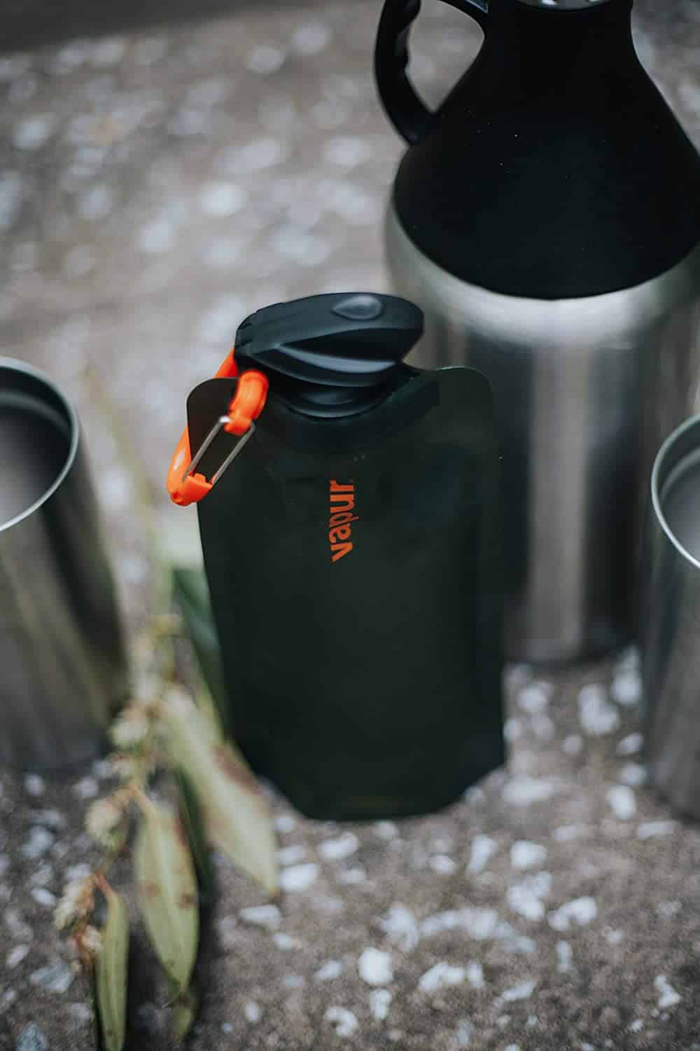 Vapur Wide Mouth 1.0L Folding Water Bottle (Various Colours)