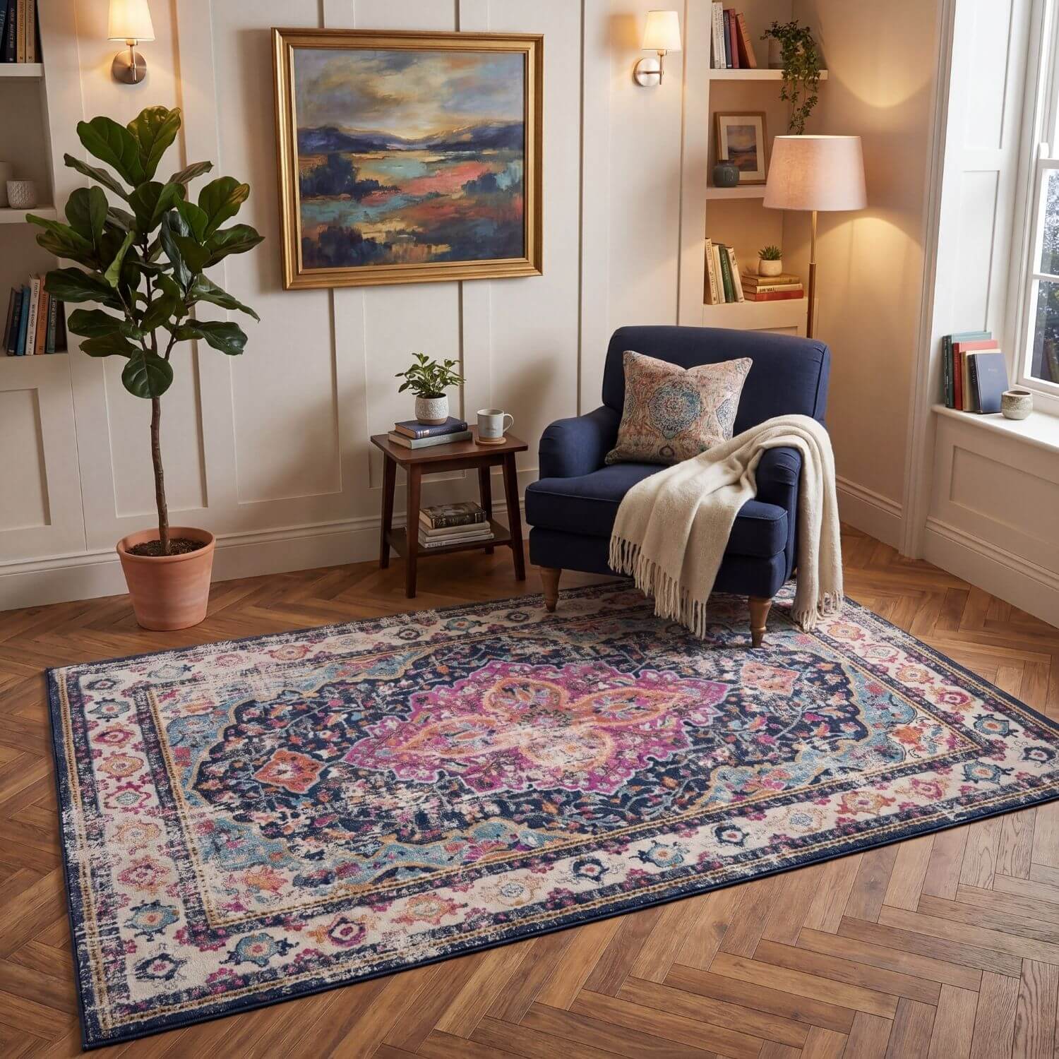 Vintage Medallion Rug