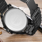 Wrist Watch – Stainless Steel (Black)