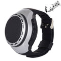 Support Hands-free Calls & Intelligent Screen Display & FM Radio & TF Card & Cellphone Anti-lost – Bluetooth Silver