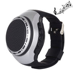 Support Hands-free Calls & Intelligent Screen Display & FM Radio & TF Card & Cellphone Anti-lost – Bluetooth Silver