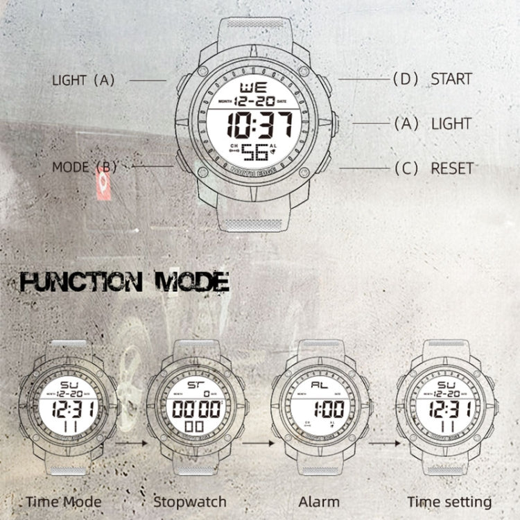 TANK North Edge Men Fashion Professional Military Army Outdoor Sport Waterproof Running Swimming Smart Digital Watch, TANK North Edge