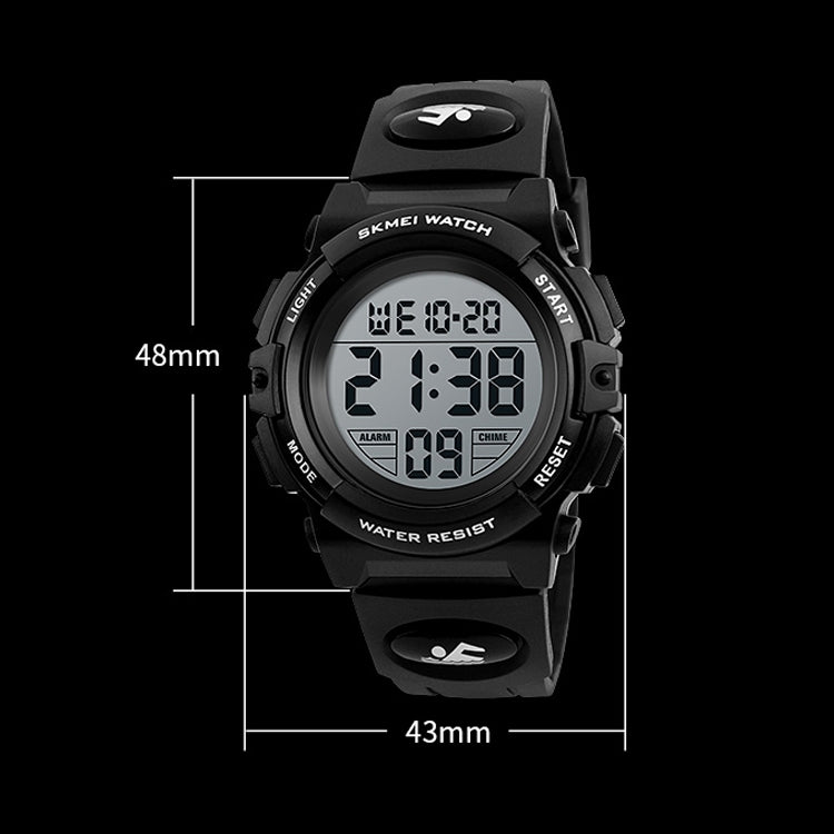 SKMEI 1258 Multifunctional Outdoor Sports Noctilucent Waterproof Wrist Watch, Size: S