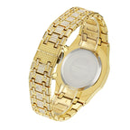 CAGARNY 6881 Diamond-studded Six-needles Guartz Dual Movement Watch Men Stainless Steel Strap Watch (Gold Shell Gold Dial), WA0334JB, WA0334JW, WA0334L, WA0334SB, WA0334SW