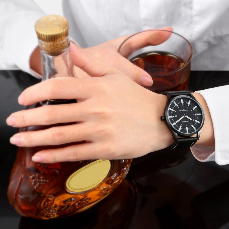 Wrist Watch – Leather (Orange)
