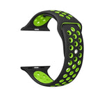 For Apple Watch Series 10 42mm / 9&8&7 41mm / SE 3&SE 2&6&SE&5&4 40mm / 3&2&1 38mm Fashionable Classical Silicone Sport Watch Band(Grey White), WA1230A, WA1230B, WA1230BG, WA1230BH, WA1230BL, WA1230BM, WA1230BR, WA1230BY, WA1230C, WA1230D, WA1230DW    ...