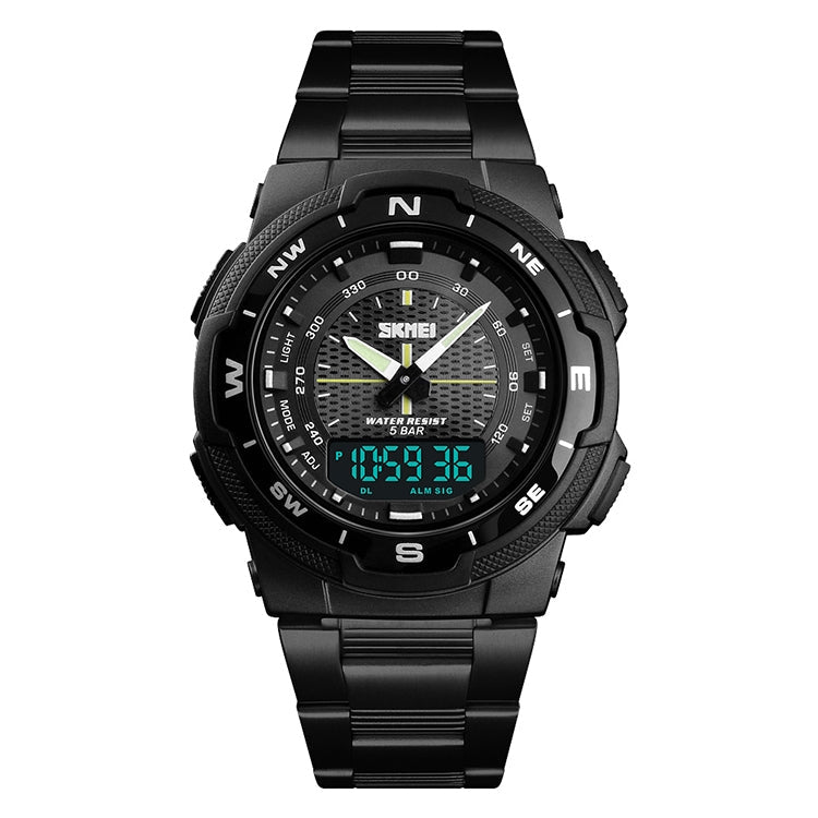 Wrist Watch – Stainless Steel SKMEI 1370 Black