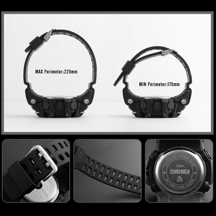 Digital Watch – 1384 Multifunctional Men Outdoor Fashion Noctilucent Waterproof LED...