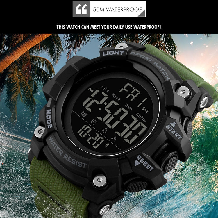 Digital Watch – 1384 Multifunctional Men Outdoor Fashion Noctilucent Waterproof LED...