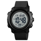 Digital Watch – 1426 Multifunctional Outdoor Fashion Noctilucent Waterproof White... White Machine Rubber Ring Black