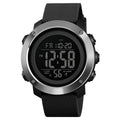 Digital Watch – 1416 Multifunctional Outdoor Fashion Noctilucent Waterproof Steel Ring... Steel Ring Black