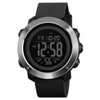 Digital Watch – 1416 Multifunctional Outdoor Fashion Noctilucent Waterproof Steel Ring... Steel Ring Black