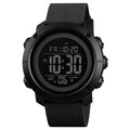 Digital Watch – 1426 Multifunctional Outdoor Fashion Noctilucent Waterproof Black... Black Machine Rubber Ring Black