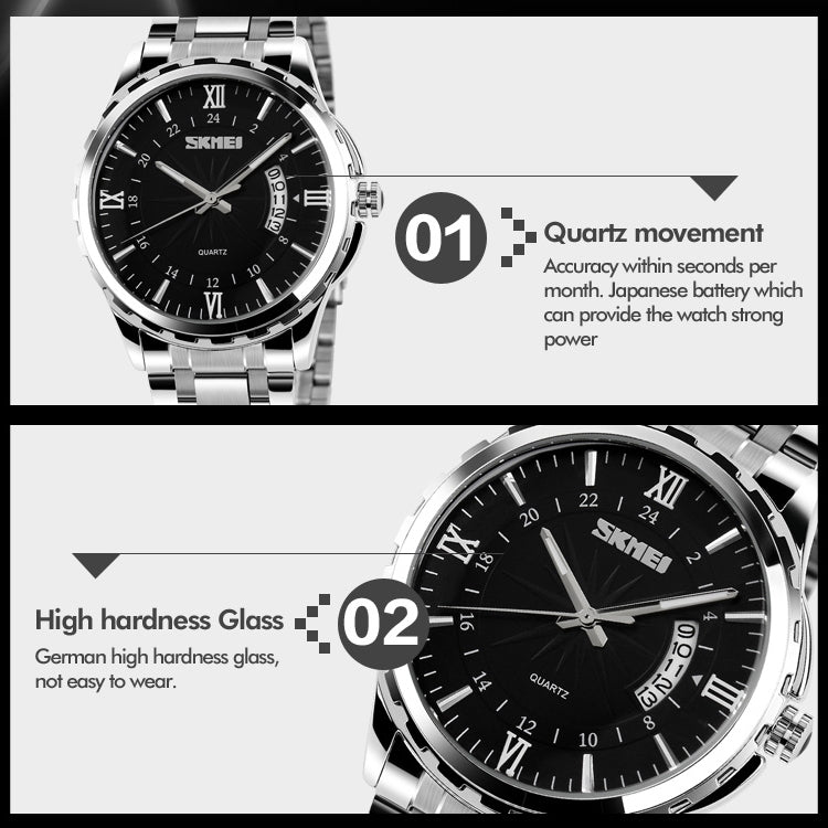 Wrist Watch – 9069 Multifunctional Outdoor Fashion Business Waterproof Interval Gold...