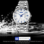 Wrist Watch – 9069 Multifunctional Outdoor Fashion Business Waterproof Interval Gold...