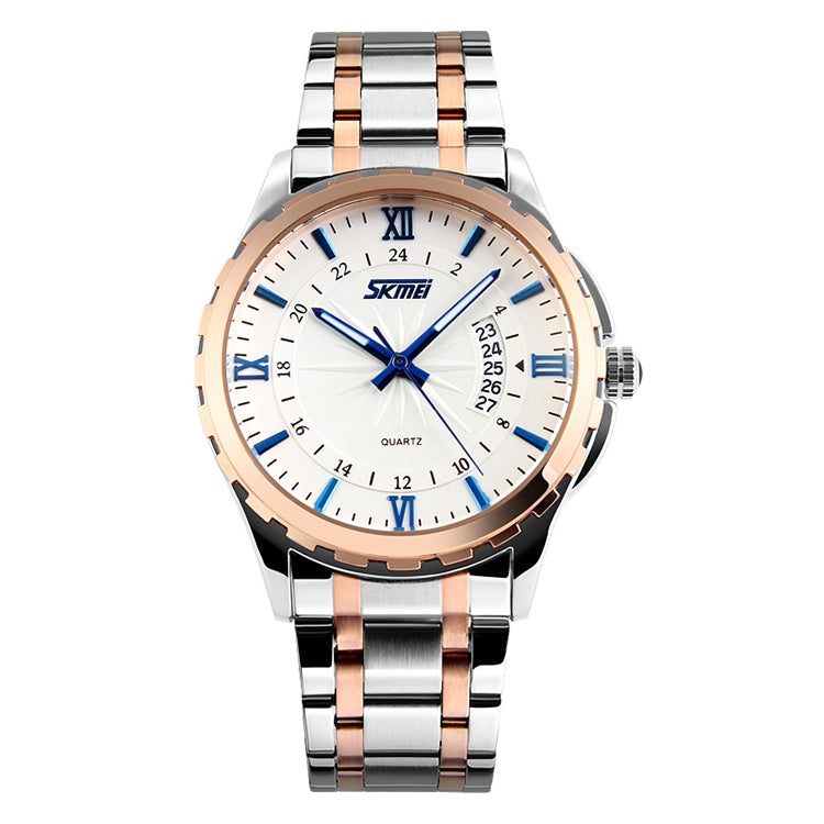 Wrist Watch – 9069 Multifunctional Outdoor Fashion Business Waterproof Interval Gold... Blue