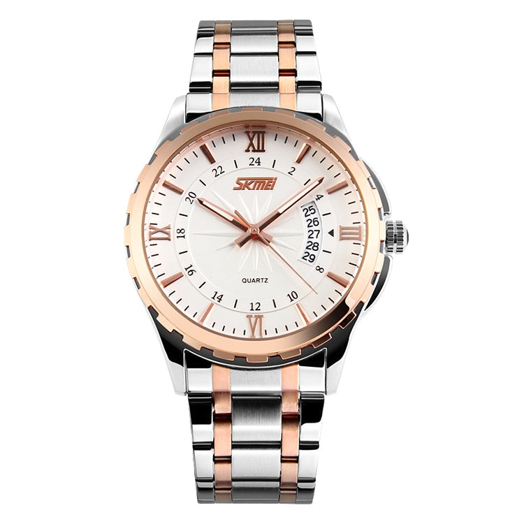 Wrist Watch – 9069 Multifunctional Outdoor Fashion Business Waterproof Interval Gold... Rose Gold