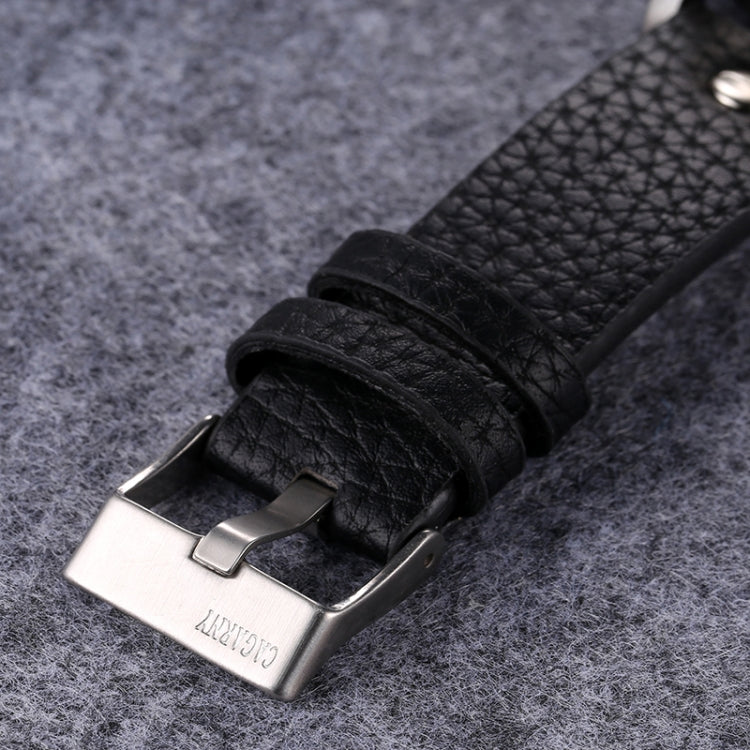 Wrist Watch – Leather (Black)