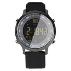 EX18 Smart Sports Watch FSTN Full View Screen Luminous Dial High Tensile TPU Strap, Support Steps Counting / Burned Calory / Calendar Date / Bluetooth 4.0 / Incoming Call Reminder / Low Battery Reminder Black