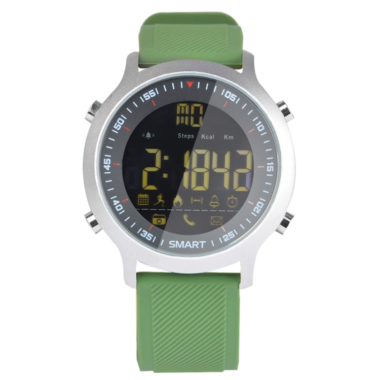 EX18 Smart Sports Watch FSTN Full View Screen Luminous Dial High Tensile TPU Strap, Support Steps Counting / Burned Calory / Calendar Date / Bluetooth 4.0 / Incoming Call Reminder / Low Battery Reminder Green