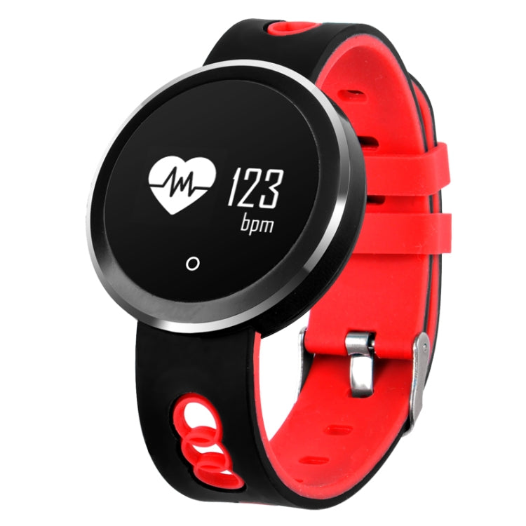 Q7 0.95 inch HD OLED Screen Display Bluetooth Smart Bracelet, IP68 Waterproof, Support Pedometer / Sedentary Reminder / Heart Rate Monitor / Sleep Monitor, Compatible with Android and iOS Phones – Waterproof, Bluetooth Red