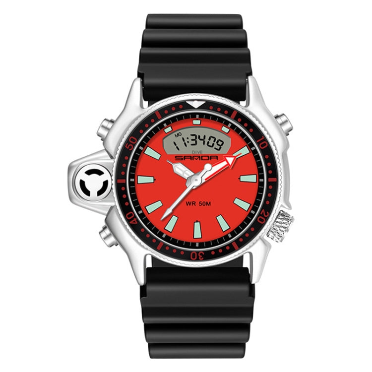 Wrist Watch – 50m Waterproof Black Red