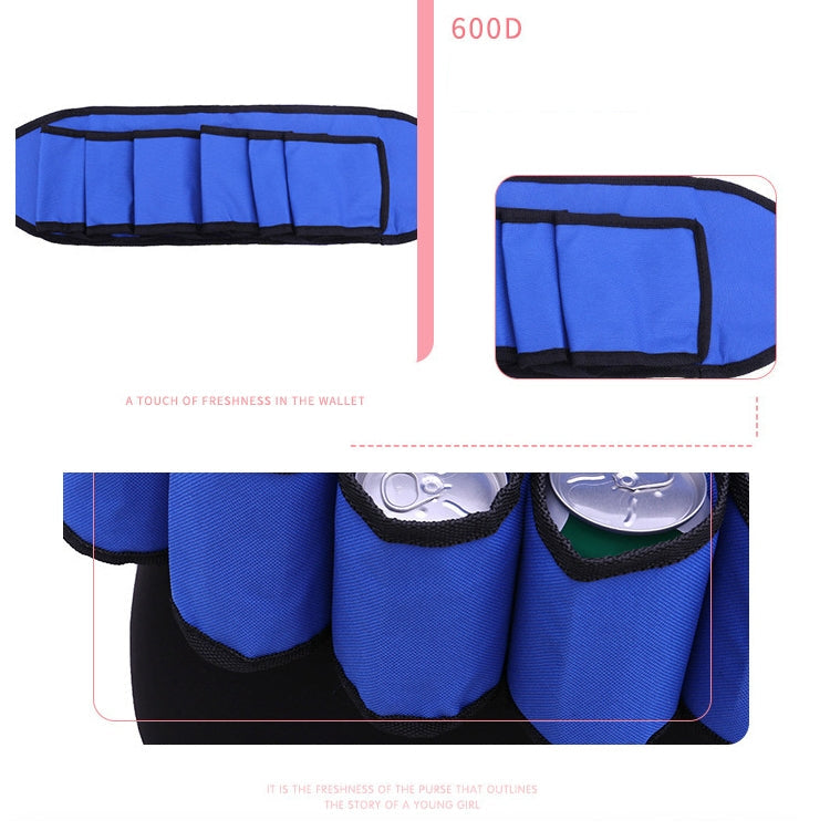 Portable Outdoor Beer Mountaineering Belt Minimalist Stylish Style Multi-function Outdoor Sports Running Hiking Riding Travelling Belt, (Blue), (Black)