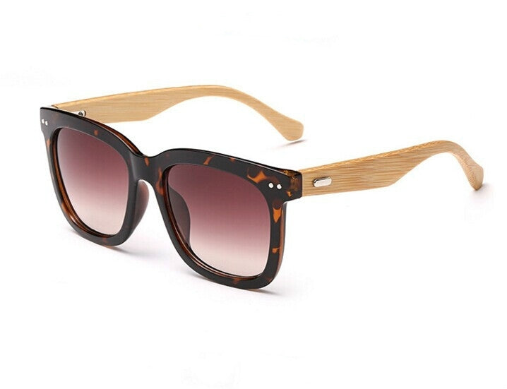 Bamboo Sunglasses, Brown, curd, sand black