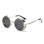 Retro Carved Round Sunglasses, Sunglasses#Tyrant gold box gold, Sunglasses#Gold frame gray sheet, Sunglasses#Gold frame red film, Sunglasses#silver frame ice blue, Sunglasses#silver frame gray sheet, Sunglasses#silver frame white mercury               ...