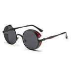 Retro Carved Round Sunglasses, Sunglasses#Tyrant gold box gold, Sunglasses#Gold frame gray sheet, Sunglasses#Gold frame red film, Sunglasses#silver frame ice blue, Sunglasses#silver frame gray sheet, Sunglasses#silver frame white mercury               ...