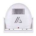 5301 Wireless Infrared Motion Sensor Welcome Alarm Intelligent Greeting Warning Doorbell, IR Distance: 10m, 5301 White 5301 White White