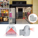 5301 Wireless Infrared Motion Sensor Welcome Alarm Intelligent Greeting Warning Doorbell, IR Distance: 10m, 5301 White