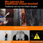 M4300A 4.3 inch Display Screen 3.0MP Camera Video Smart Doorbell, Support TF Card (32GB Max) & Motion Detection & Infrared Night Vision, M4300A