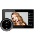 Danmini Q10 4.3 Inch Screen Motion Detection Camera Video Alarm Smart Digital Door Viewer, Support TF Card, Q10 Black Q10 Black Black