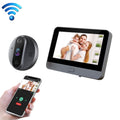R9 4.3 inch WiFi Smart Video Visual Electronic Peephole Doorbell, R9 – Durable Build, Easy to Use R9 Black