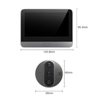 R9 4.3 inch WiFi Smart Video Visual Electronic Peephole Doorbell, R9 – Durable Build, Easy to Use
