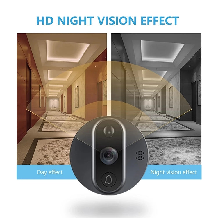 R9 4.3 inch WiFi Smart Video Visual Electronic Peephole Doorbell, R9 – Durable Build, Easy to Use