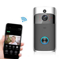 M4 720P Smart WIFI Ultra Low Power Video PIR Visual Doorbell with 3 Battery Slots,Support Mobile Phone Remote Monitoring & Night Vision & 166 Degree Wide-angle Camera Lens Black