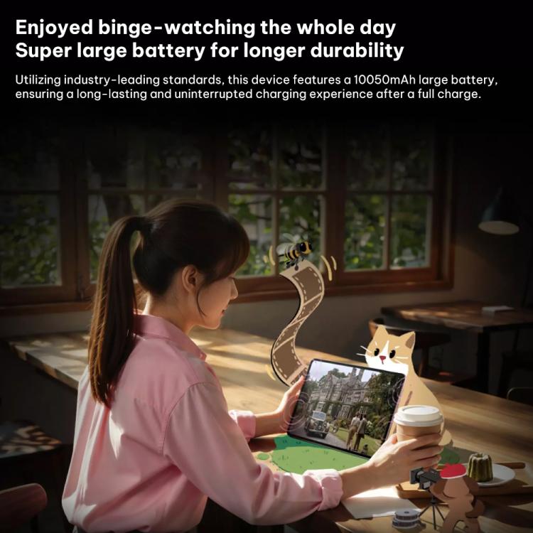 OPPO Pad Air5 12.1 inch Soft Light Screen WIFI Tablet PC, 12GB+256GB, ColorOS 16.0 MediaTek Dimensity 7300-Ultra Octa Core, 12GB+256GB Soft Light – Fast Charging, Bluetooth