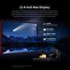 Teclast T65 Plus 4G LTE Tablet PC, 8GB+256GB, 13.4 inch Android 15 MediaTek Helio G99 Octa Core, Support Dual SIM, T65 Plus – Durable Build, Easy to Use