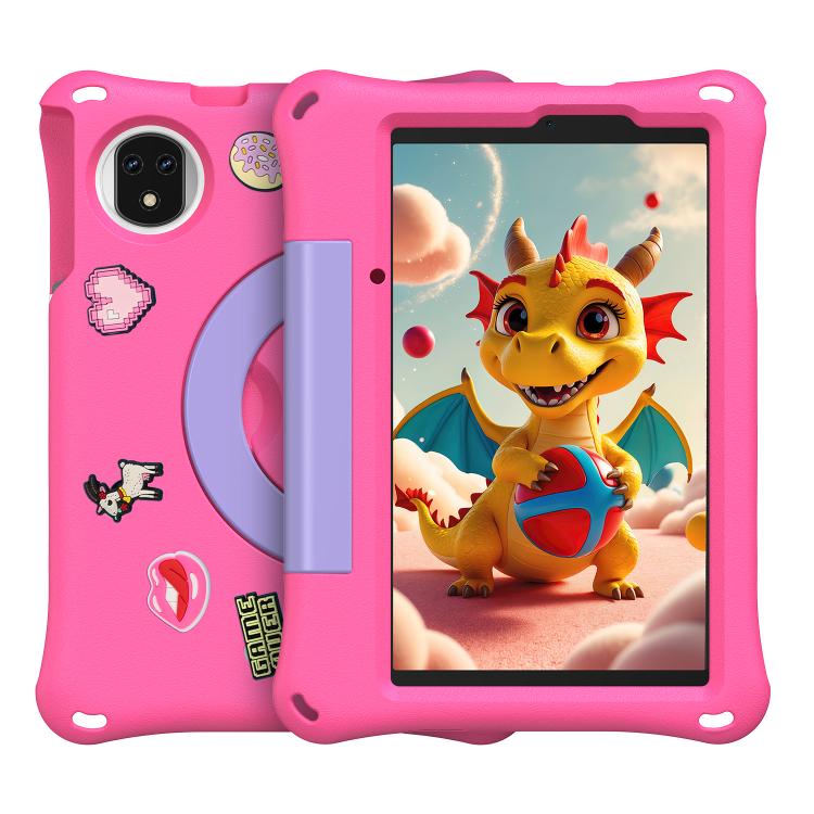 Ulefone Tab A10 Pro Kids Tablet PC, 6GB+128GB, 8.68 inch Android 15 MediaTek Helio G91 Octa Core 4G Network, EU Plug – Bluetooth, Tempered Glass, Screen Protector Pink