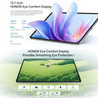Honor Pad 10 WiFi Tablet PC, 12.1 inch 8GB+256GB MagicOS 9.0 Qualcomm Snapdragon 7 Gen3 Octa Core, 8GB+256GB