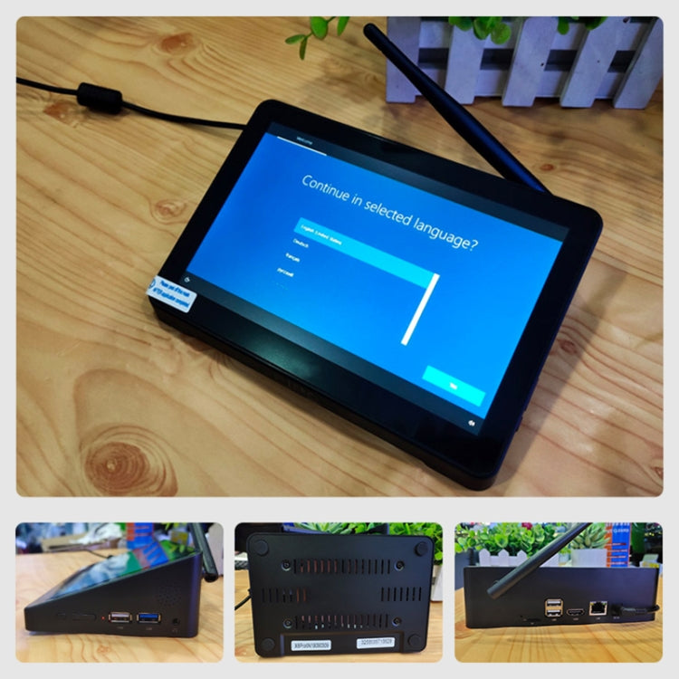 PiPo X9S All-in-One Mini PC, 9.0 inch, 4GB+64GB, Windows 10 Intel Celeron J4105 Quad Core, US Plug, 4GB+64GB – Bluetooth