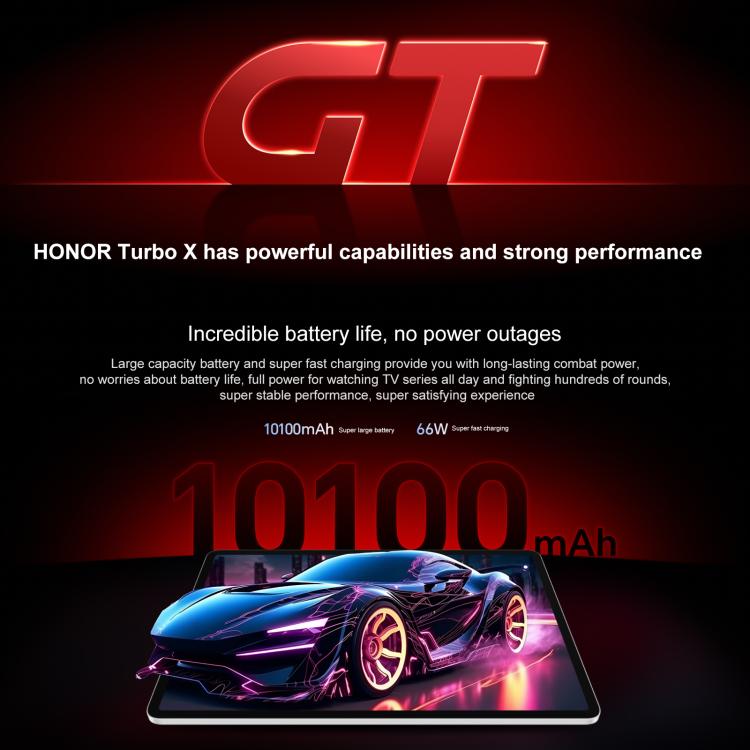Honor Pad GT WiFi Tablet PC, 11.5 inch 12GB+256GB MagicOS 9.0 Dimensity 8350 Ultra Octa Core, 12GB+256GB