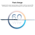 Windows 10 Professional Edition, Intel Core i5-1135G7 Quad Core up to 4.2GHz, Support WiFi 6 & Bluetooth & HDMI, US Plug (Blue), Yoga 1JCD Core i5 – Fast Charging, Bluetooth