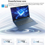Windows 10 Professional Edition, Intel Core i5-1135G7 Quad Core up to 4.2GHz, Support WiFi 6 & Bluetooth & HDMI, US Plug (Blue), Yoga 1JCD Core i5 – Fast Charging, Bluetooth