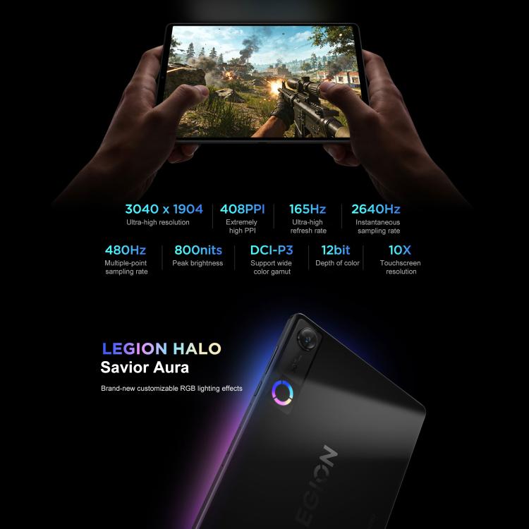 Lenovo LEGION Y700 Gen5 8.8 inch AI Gaming WIFI Tablet, 16GB+512GB, Android 16, Qualcomm Snapdragon 8 Elite Gen5, US Plug, 16GB+512GB – Durable Build, Easy to Use